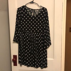 Old Navy Black Babydoll Dress